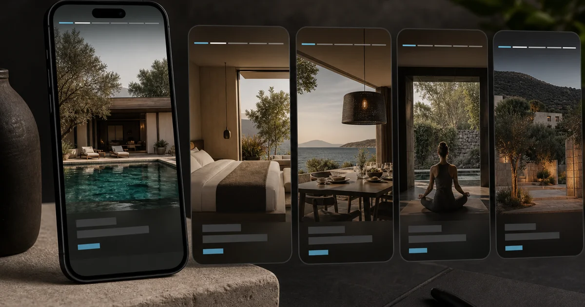 Hospitality story ads