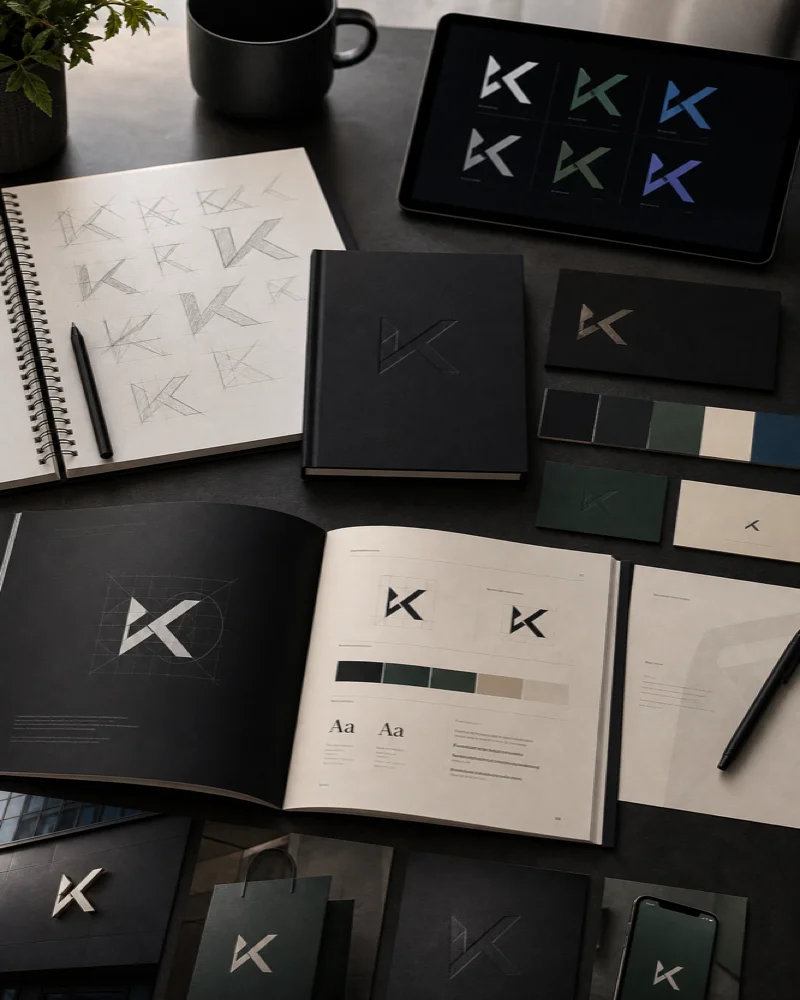 Logo & Brand Book — Krivon Technologies